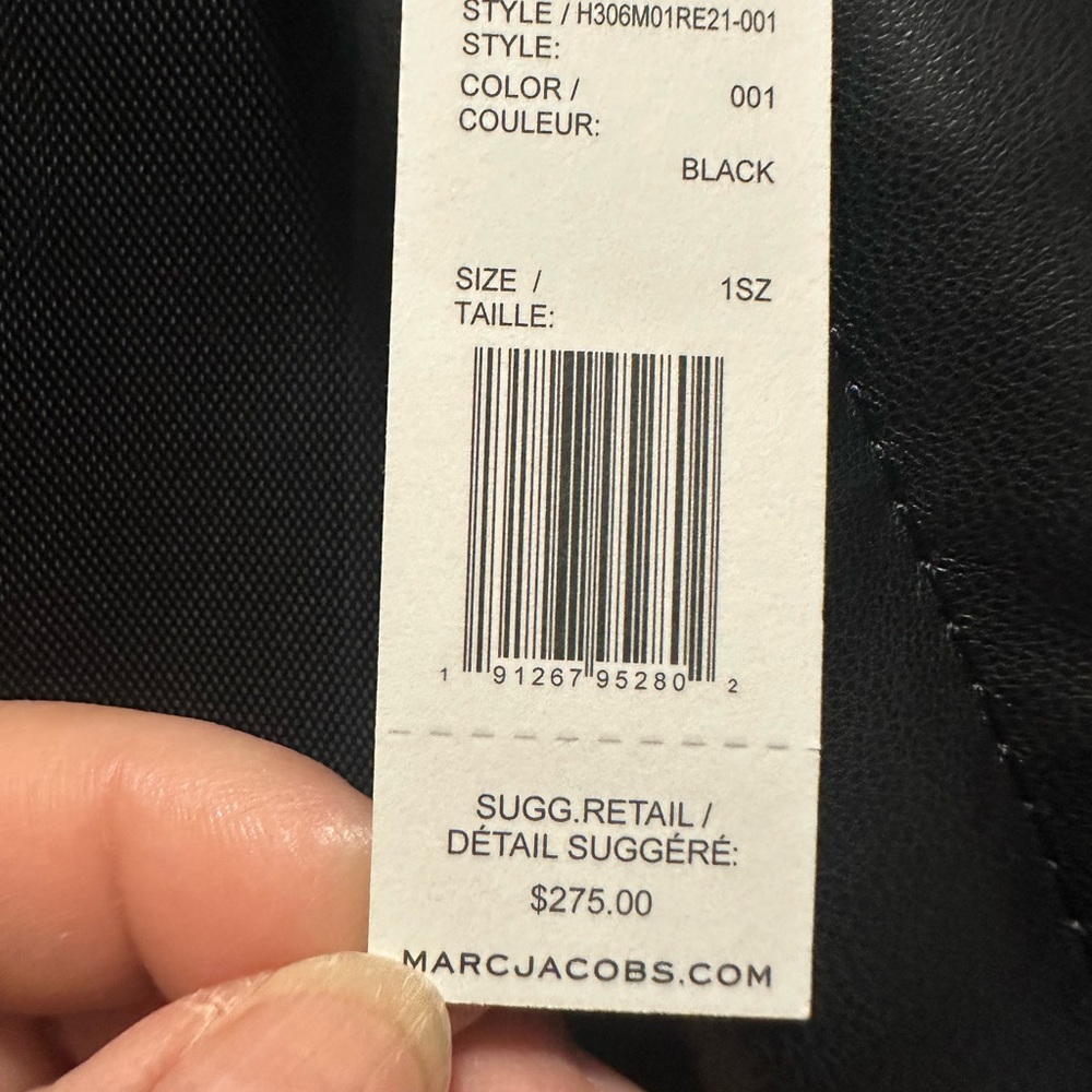 Marc Jacobs black brand new backpack - Picture 3 of 3